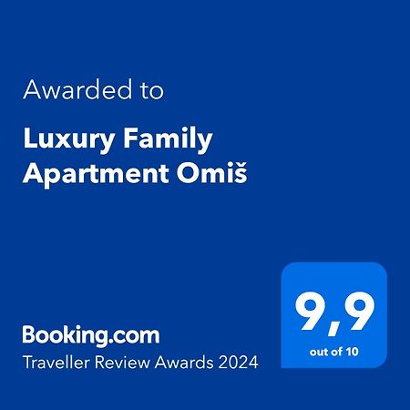 Luxury Family Apartment Omiš Exterior foto