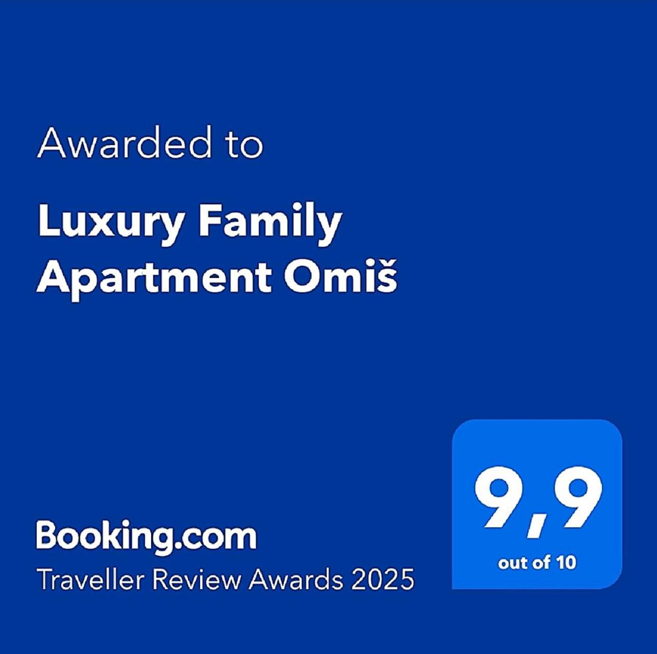 Luxury Family Apartment Omiš Exterior foto